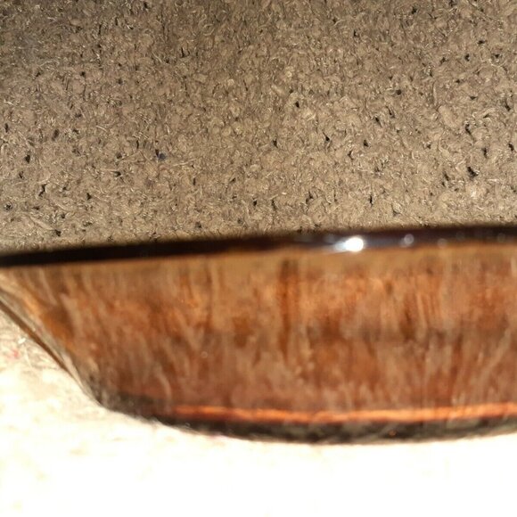 DURALEX Amber-Salad Bowl Made in France-Mid Century Modern-NEAR MINT/EXCELLENT - Picture 5 of 5